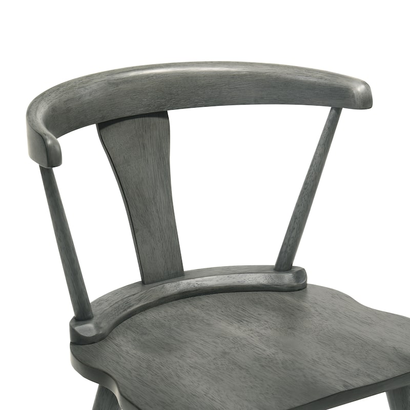 2 Pieces Set Dining Side Chair Rustic Modern Farmhouse Design Retro Design Easy to Assembly