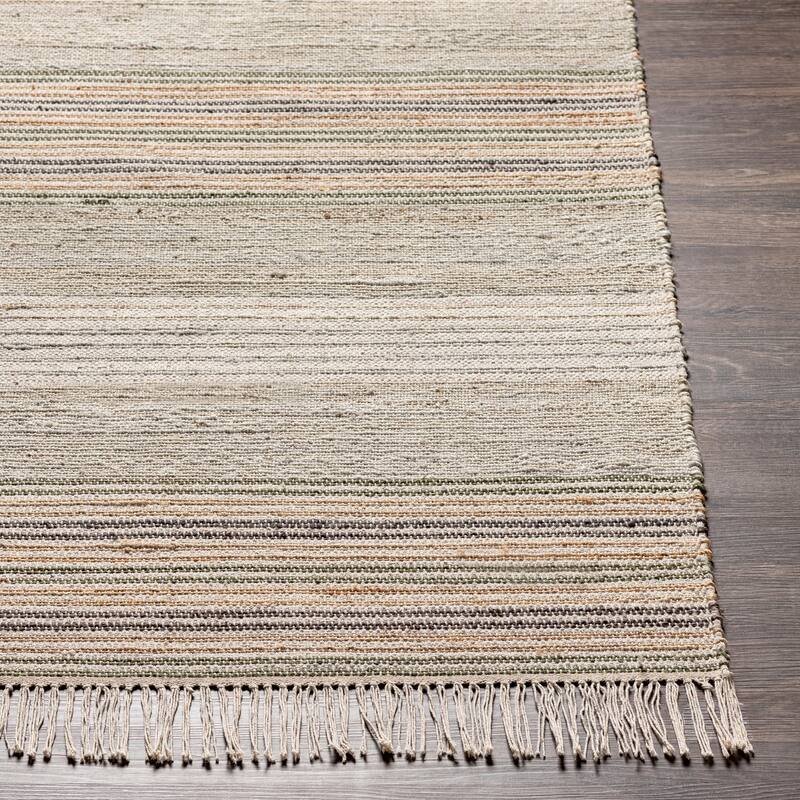 Artistic Weavers Dhrite Handmade Cottage Striped Jute Blend Area Rug