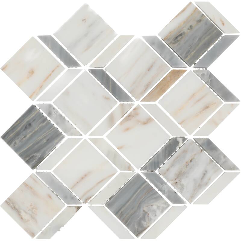 Daltile Gamma Natural Stone Balance XL Wall and Floor Mosaic Tile (Set of 10)
