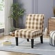 preview thumbnail 2 of 9, Kassi Contemporary Fabric Slipper Accent Chair by Christopher Knight Home