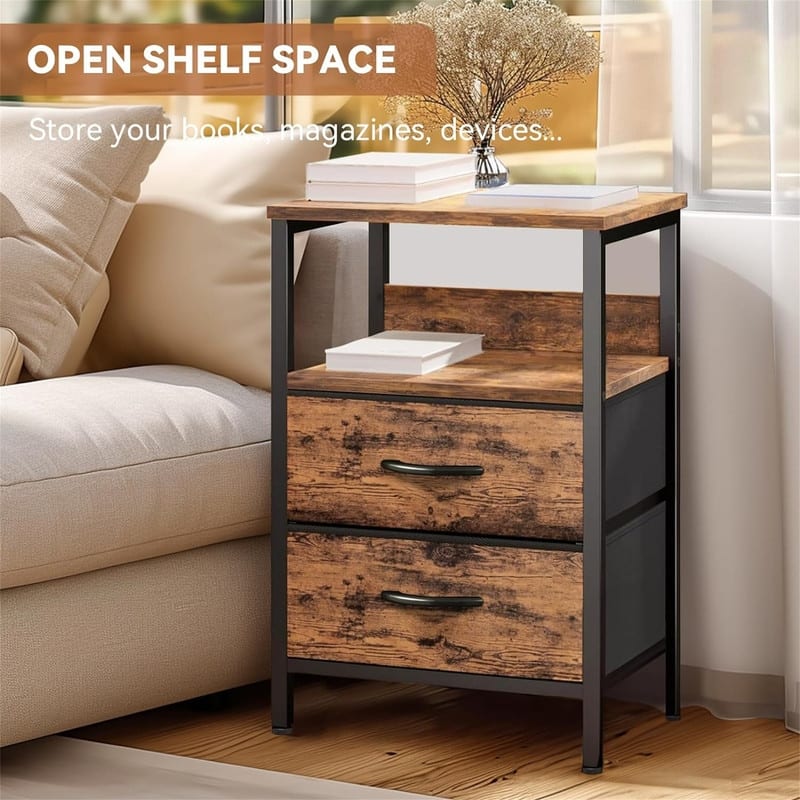 Nightstand with Charging Station