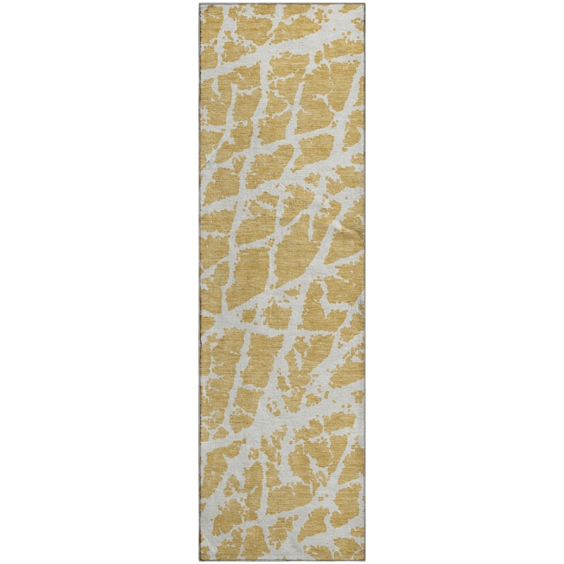 Premium Washable Super Soft Modern Crackle Mayfield Rug