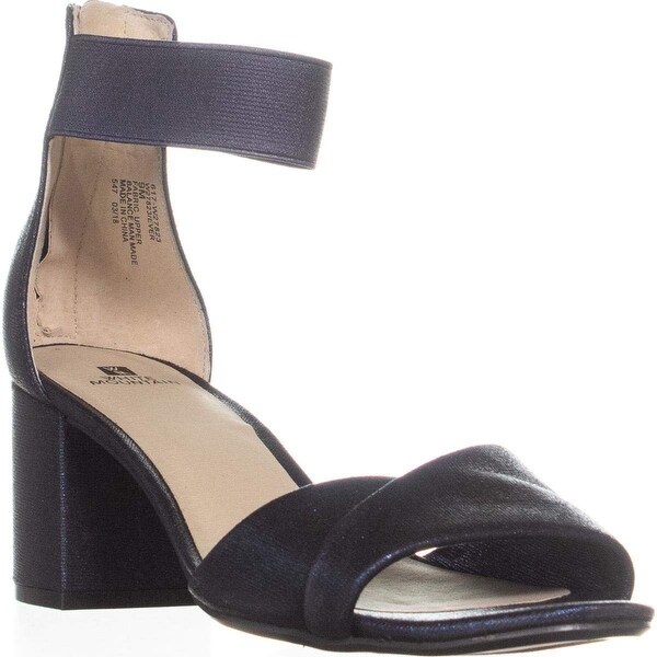 white mountain block heels