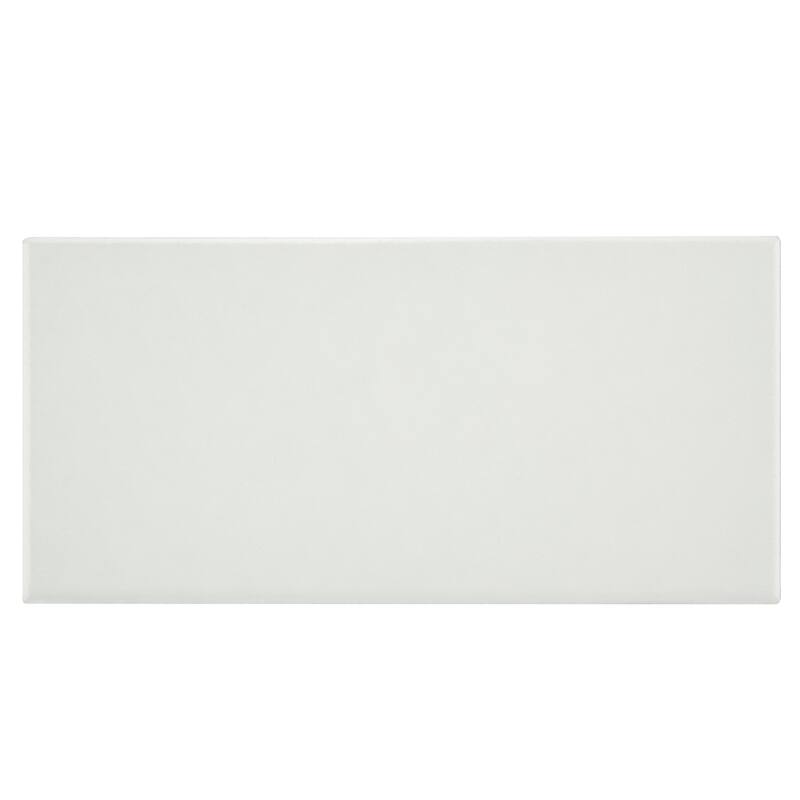 Merola Tile Piscina Brick Glossy Blanco 9-5/8" x 19-1/2" Porcelain Floor and Wall Tile