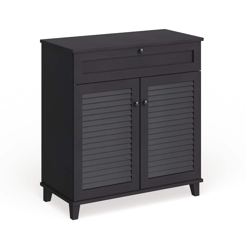 Porch & Den Rocheblave Espresso Wood Multi-use Cabinet with Drawer