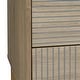 preview thumbnail 7 of 7, Merk Brown Nightstand 2 Drawers