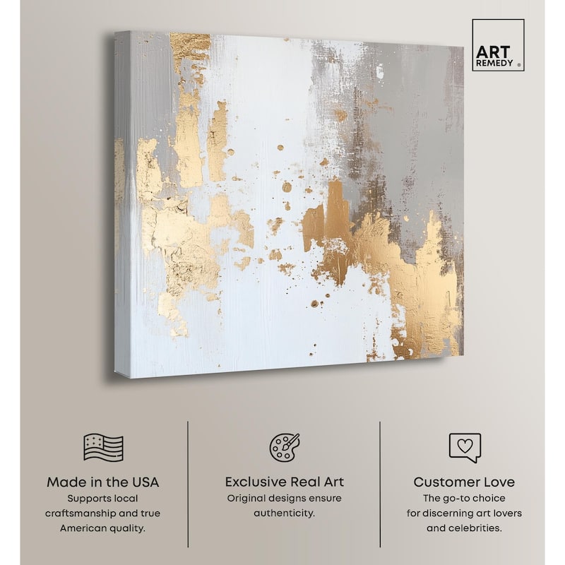 Ghostly Glimmer II Canvas by Art Remedy, Gallery Wrapped