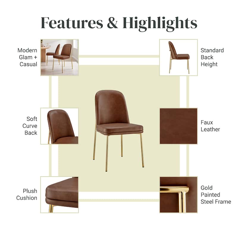 NPD Furniture Keisha Dining Side Chair (Set of 2)