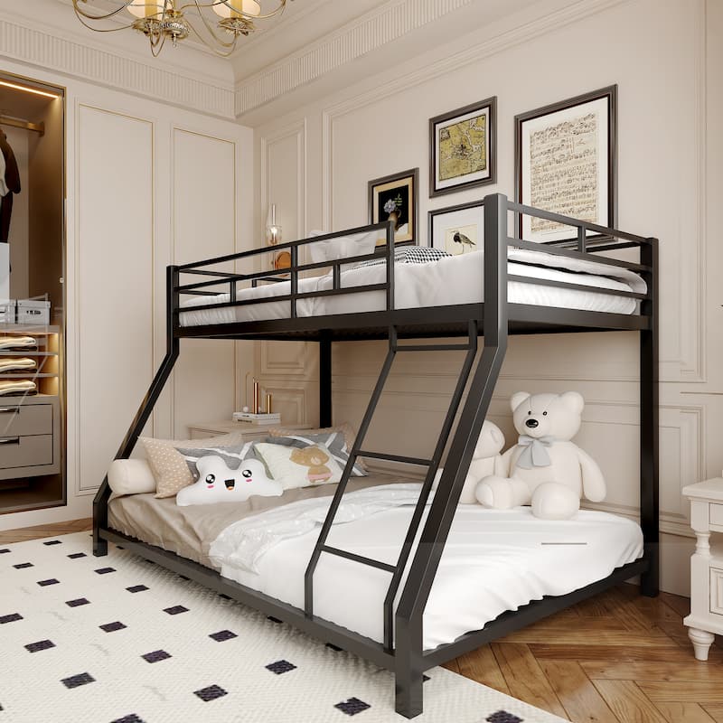 Metal Twin XL Full Bunk bed for Kids and Adults