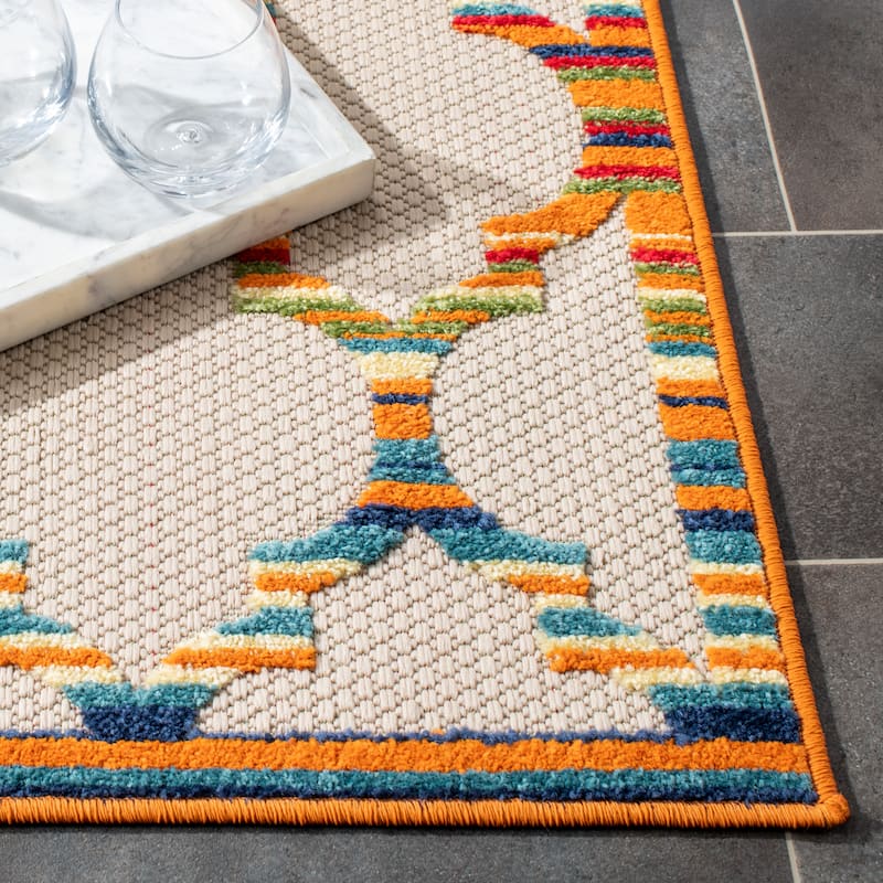 SAFAVIEH Cabana Kaleen Indoor/ Outdoor Waterproof Patio Trellis Rug