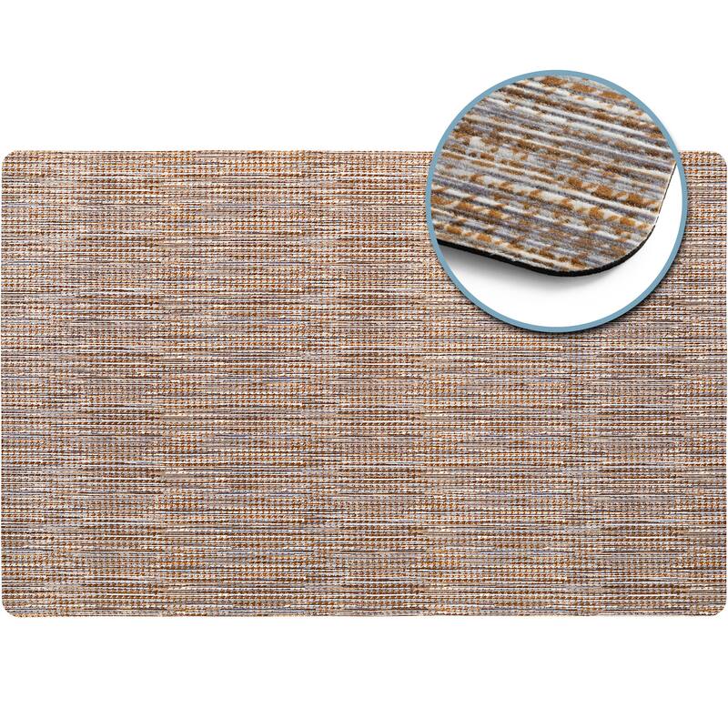 SoHome Smooth Step Houndstooth Machine Washable Utility Mat, 24"x35"