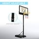 preview thumbnail 6 of 11, Height Adjustable 4.4-10 FT Portable Basketball Hoop with Shatterproof Backboard Indoor & Outdoor Fun