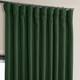 Exclusive Fabrics Faux Linen Extra Wide Room Darkening Curtain Panel