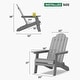 preview thumbnail 12 of 58, WINSOON All Weather HIPS Outdoor Folding Adirondack Chairs Set of 8
