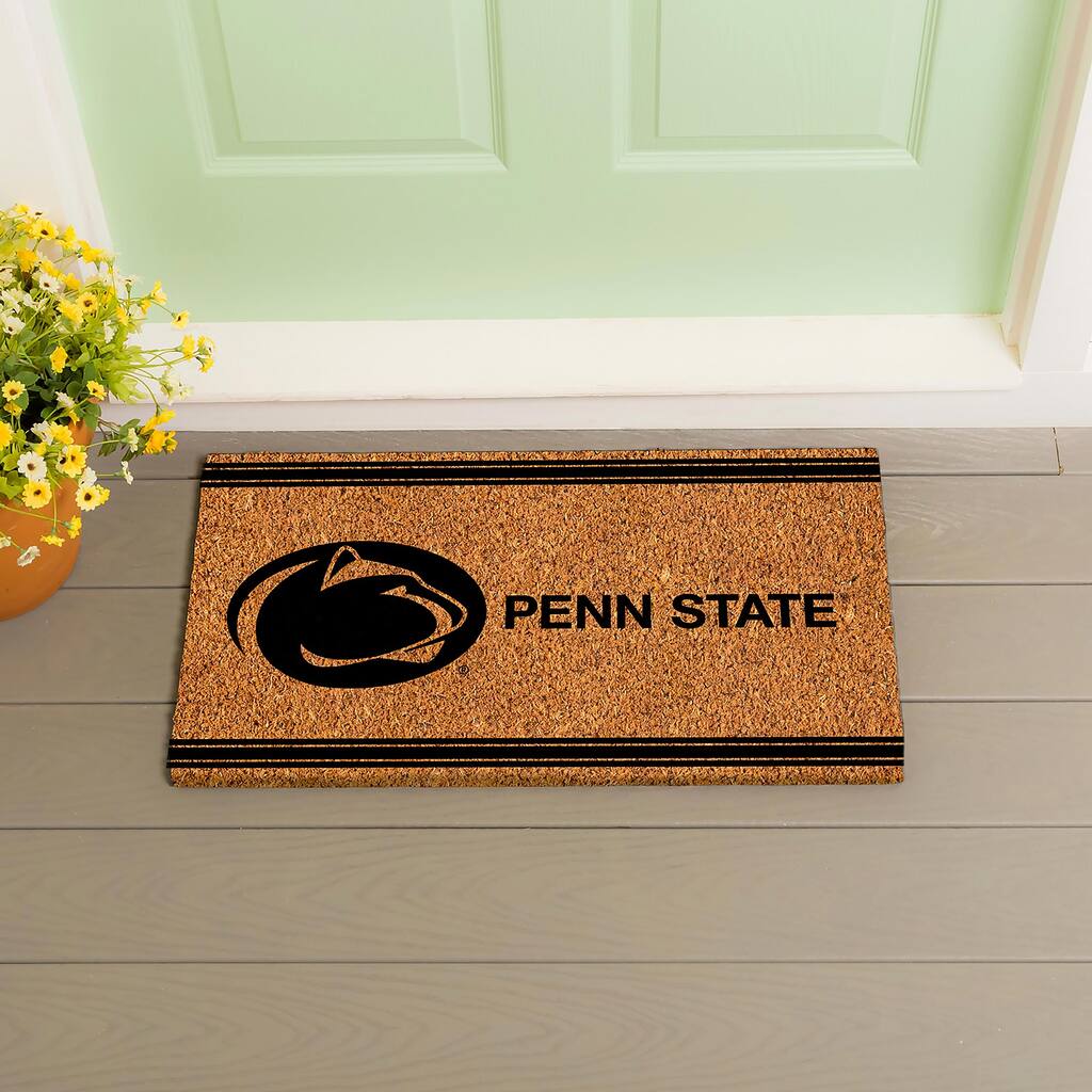 Penn State Monochrome Indoor/Outdoor Coir Door Mat