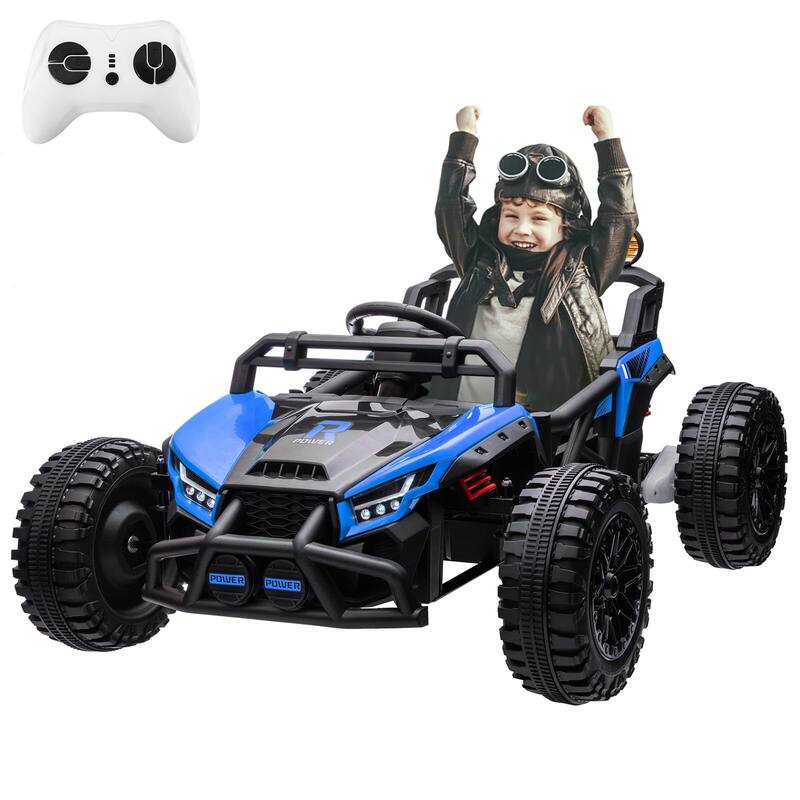 24V Ride on UTV,130w Electric Powered UTV - Blue