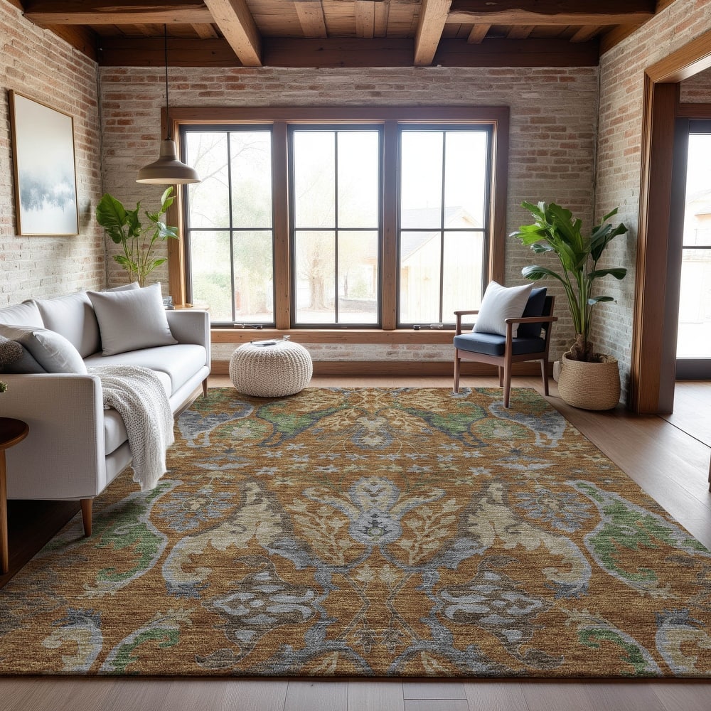 Premium Washable Super Soft Traditional Americana Mayfield Rug