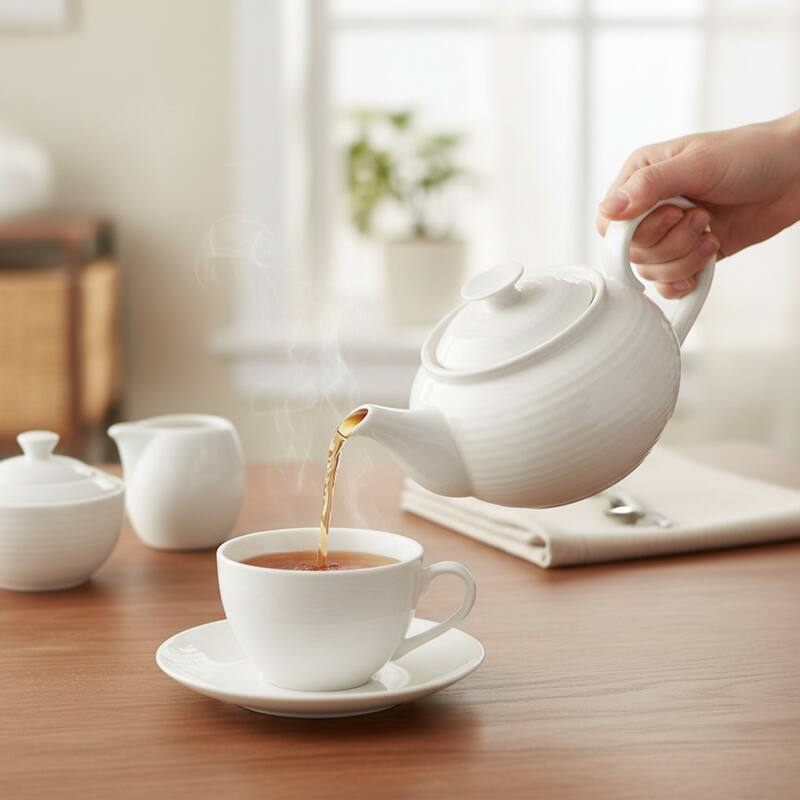 Portmeirion Sophie Conran 2 Pint Teapot White - 32 oz