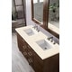 preview thumbnail 27 of 32, James Martin Vanities Metropolitan 60" Double Vanity, American Walnut