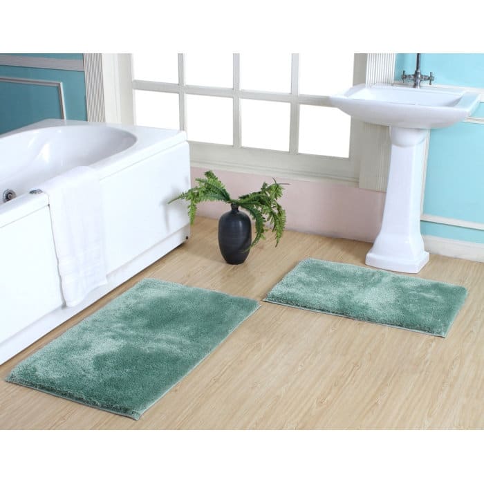 Chesapeake Luxury Microfiber Bath Rug Set 20”X32” 23”X39”