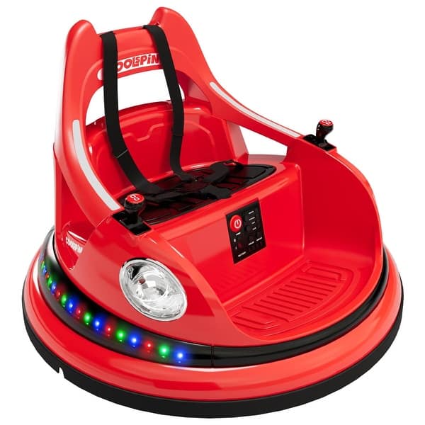 slide 2 of 36, 12V Bumper Car Ride On Toys for Kids & Toddlers with Remote Control Red