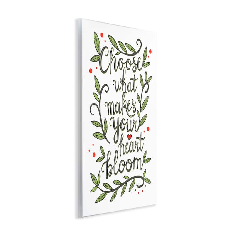Stupell Makes Your Heart Bloom Wall Plaque Art Design By Martina Pavlova