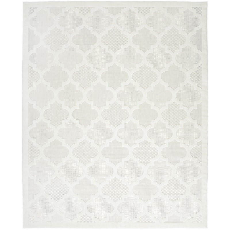 HomeRoots Contemporary Rectangle Outdoor Rug - 7' X 10'