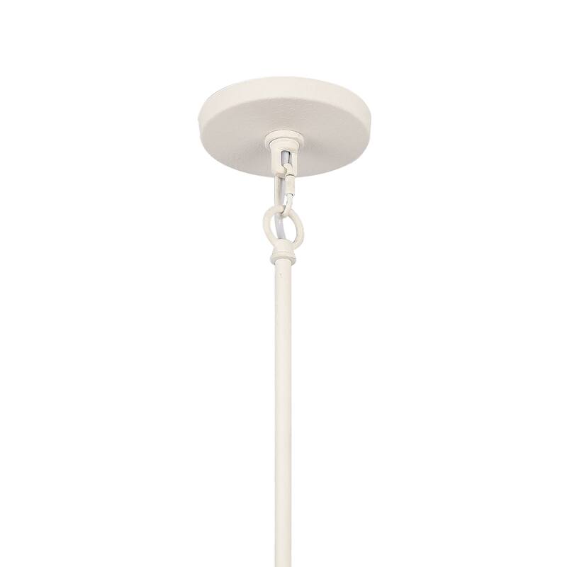 Elk Home Coastal Breeze White Coral With Opal Glass 1 Light Pendant