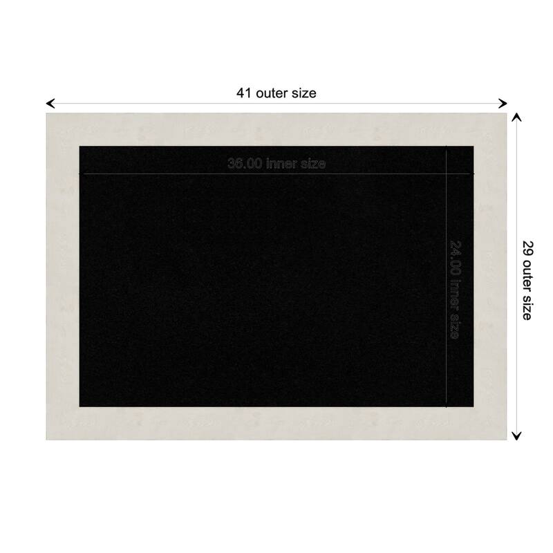 Rustic Plank Framed Black Corkboard Bulletin Board