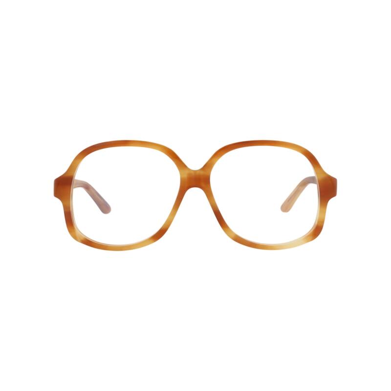 Valentino Round-Frame Acetate Optical Frames - Havana Havana Transparent - Multi