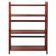 Porch & Den Edgemont Folding Stackable 27.5-inch Bookcase - Mahogany