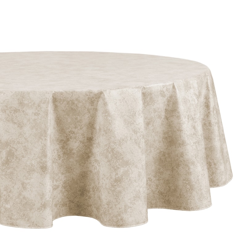 Mesa Marble Printed Vinyl Indoor/Outdoor Tablecloth