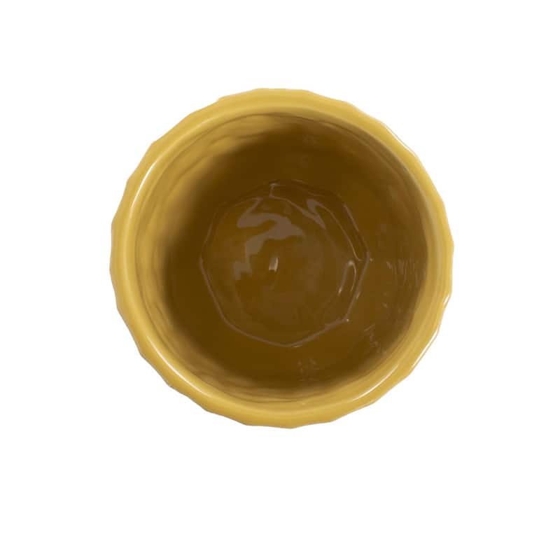 Golden Bee Ceramic Cache Pot- Short