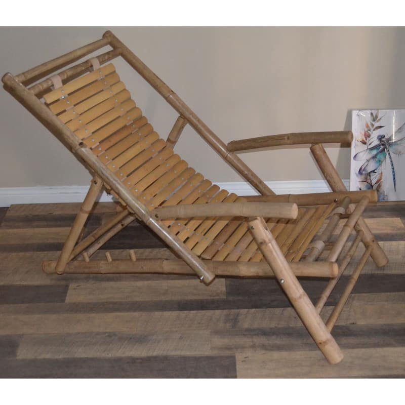 Handmade Set of 2 Bamboo Recliners (Vietnam)