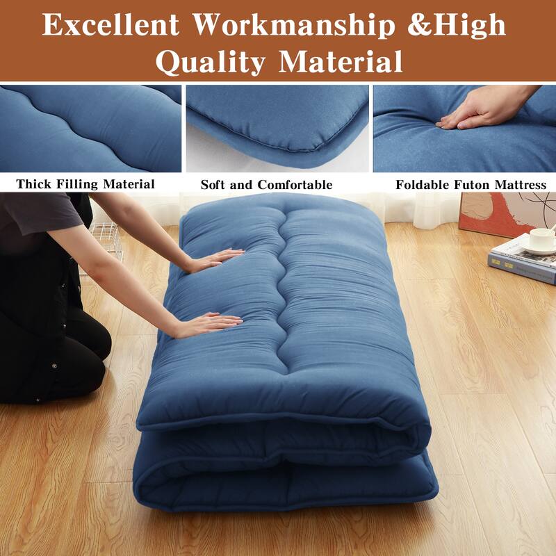 Japanese Futon Floor Mattress, Japanese Style Floor Mattress Sleeping Mattress Pad Tatami Mat