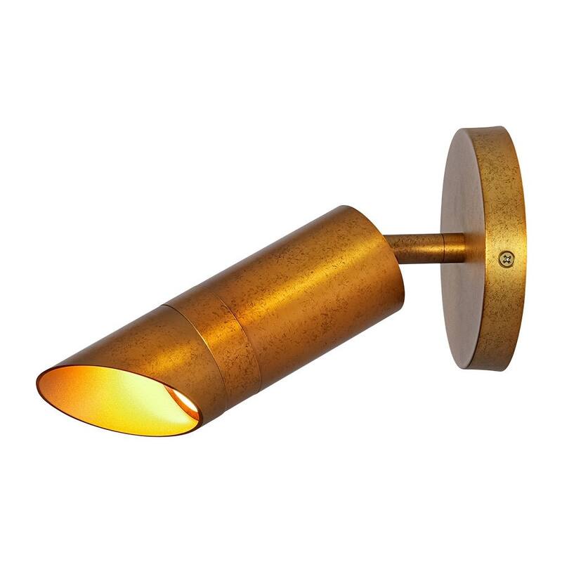 Industrial Rusty Brass Dimmable LED Adjustable Spotlight Track Light