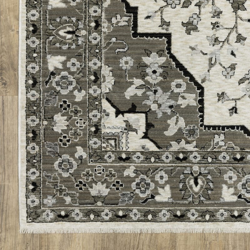 HomeRootsMedallion Traditional Runner Area Rug