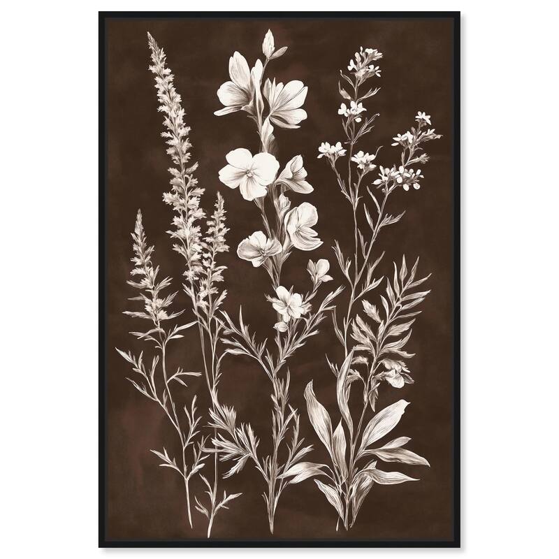 Timeworn Tendrils II Canvas by Art Remedy - 10" x 15" - Black