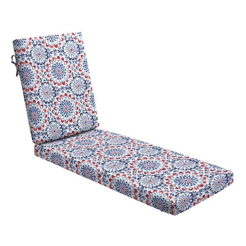 ARDEN Foam Outdoor Chaise Lounge Cushion, 21 x 72 - Clark Blue