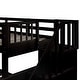 preview thumbnail 34 of 37, Twin-Over-Full Loft Bed Twin Size Trundle, Storage and Guard Rail for Adults and Children
