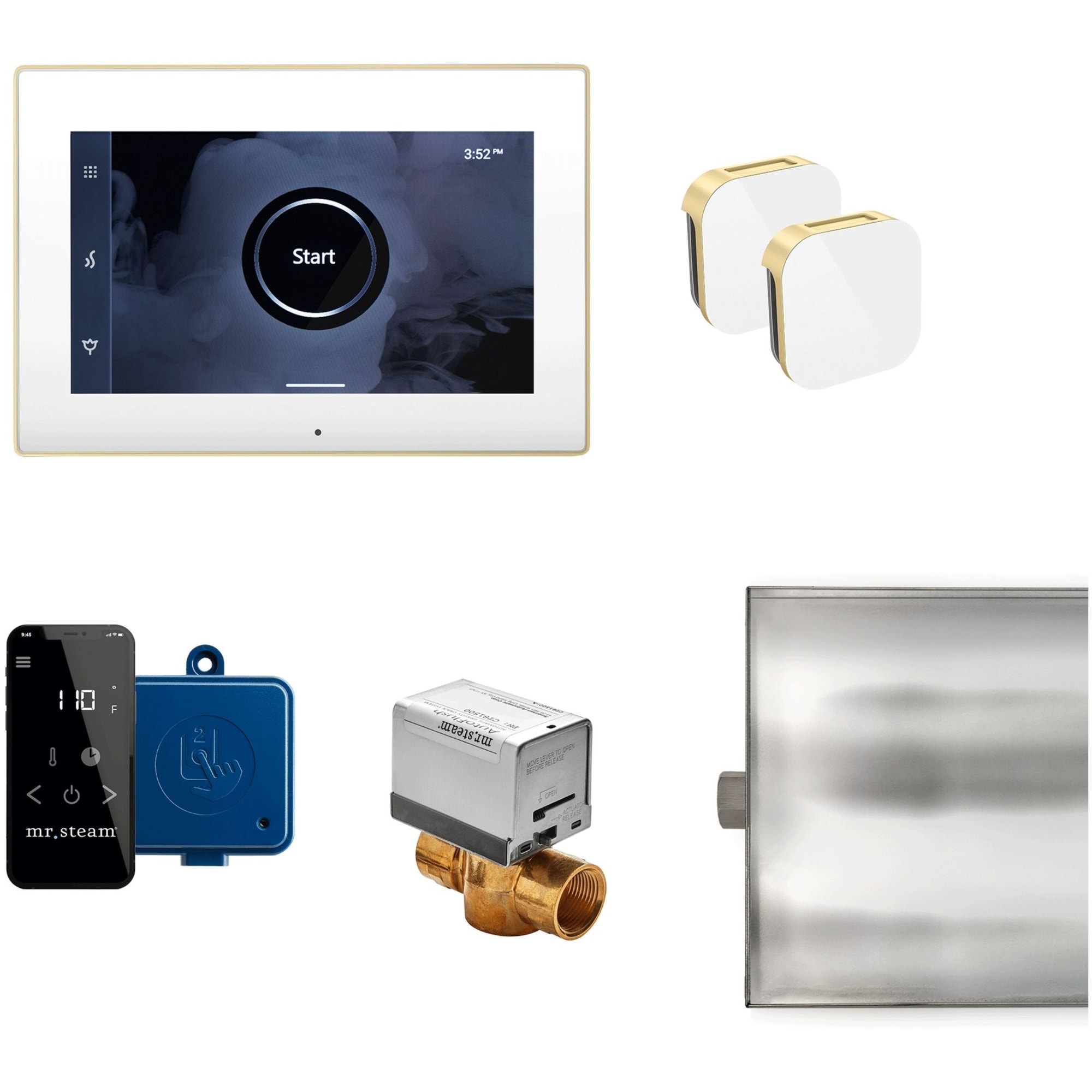 Mr Steam XBTLRX xButler Max Steam Shower Control Package with iSteamX