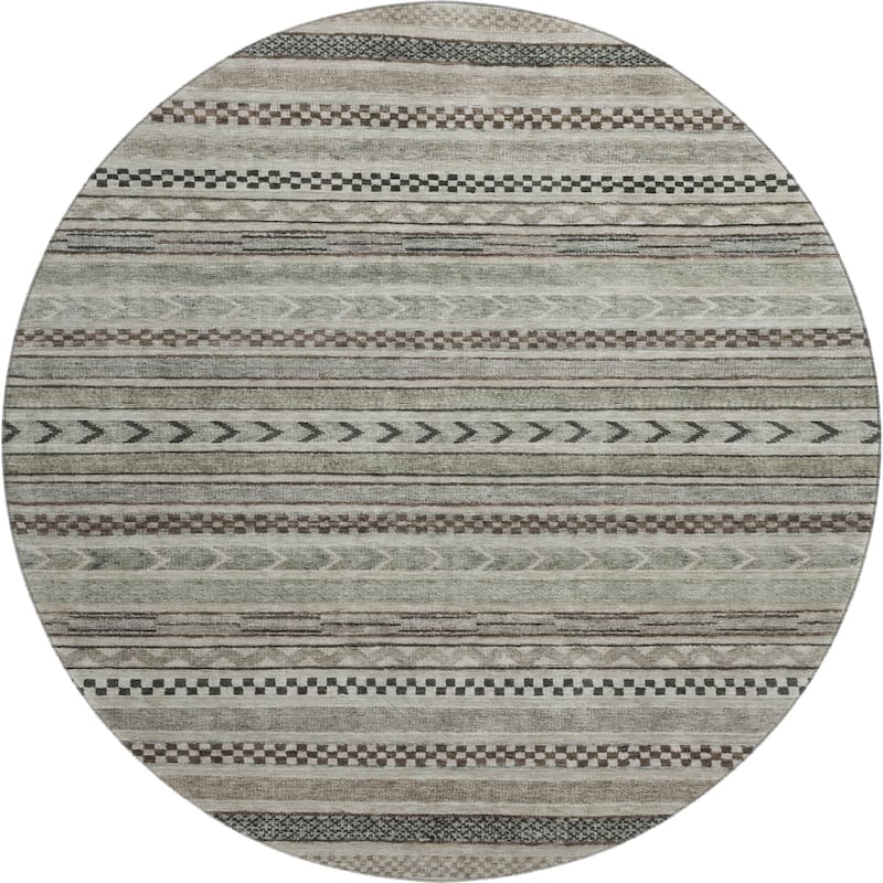 Premium Washable Super Soft Boho Stripes Mayfield Rug