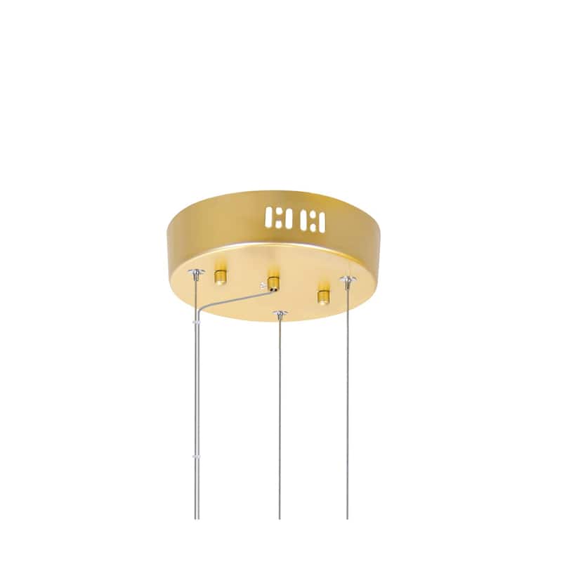 Millipede Integrated LED 26in Satin Gold Chandelier - Satin Gold