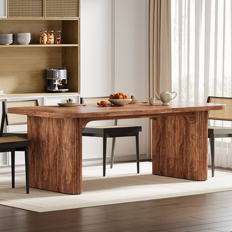 Wood Dining Table, Modern Kitchen Table, Dining Room Accent Table