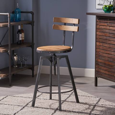 Fenix Firwood Antique 26-inch Barstool by Christopher Knight Home - N/A