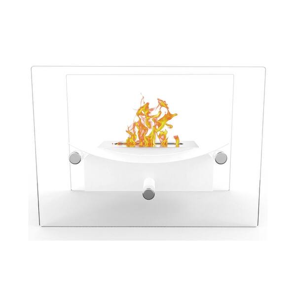 Shop Moda Flame Arkon Ventless Indoor Outdoor Fire Pit Tabletop Portable Fire Bowl Pot Bio Ethanol Fireplace White Overstock 30647009