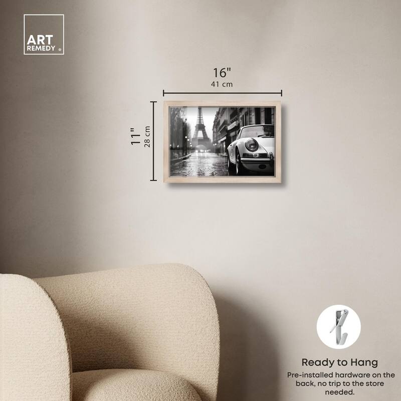 Rainy Day Paris Shadowbox by Art Remedy