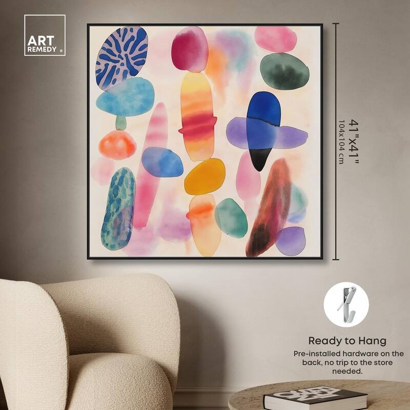 Dissolving Hues Canvas by Art Remedy