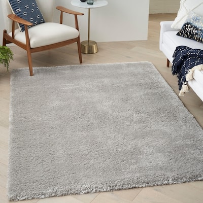 Nourison Luxurious Shag Ultra-plush Pile Glam Solid Area Rug