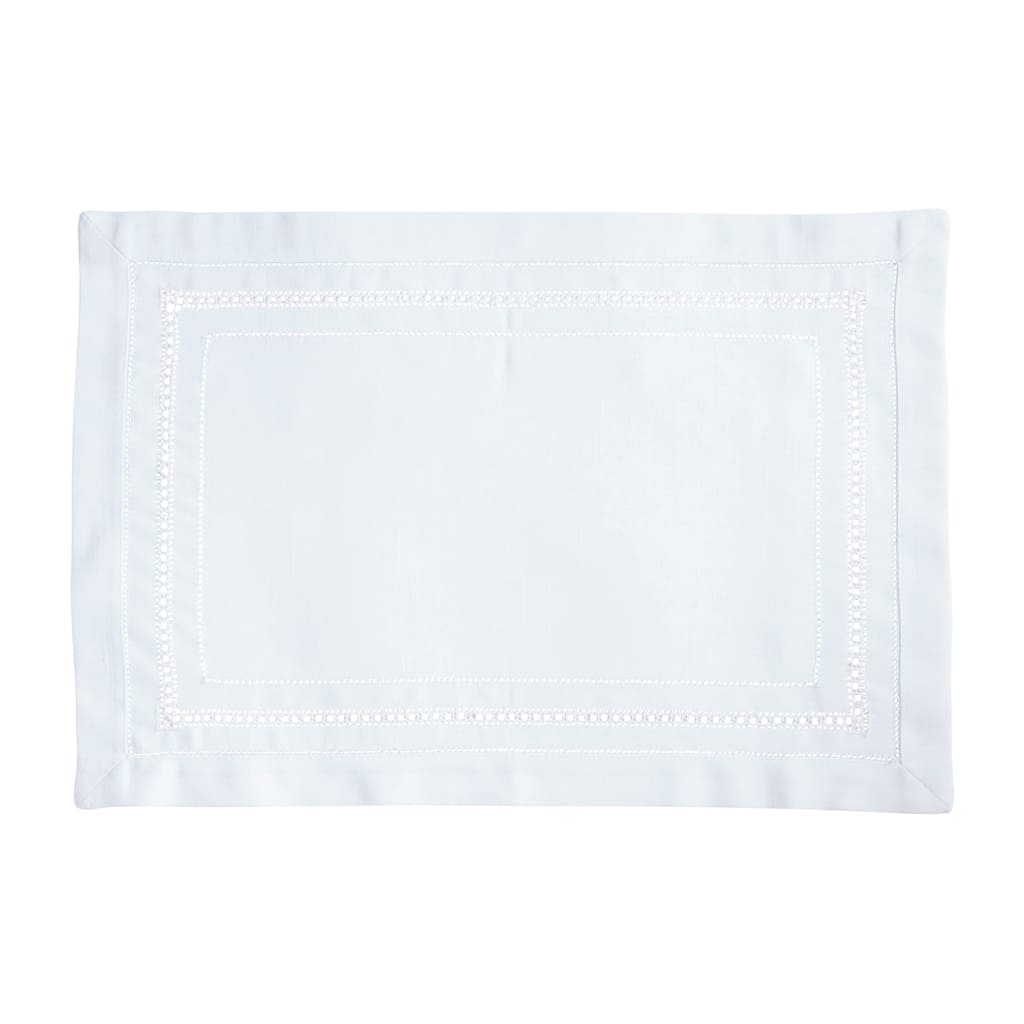 Traditional Hemstitch Placemat (Set of 12) - 14"x20"